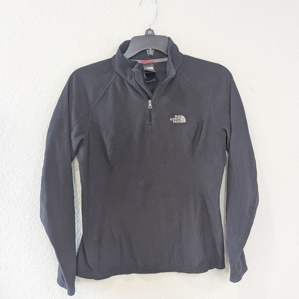 The North Face Black ¼ Zip Fleece Pullover XS